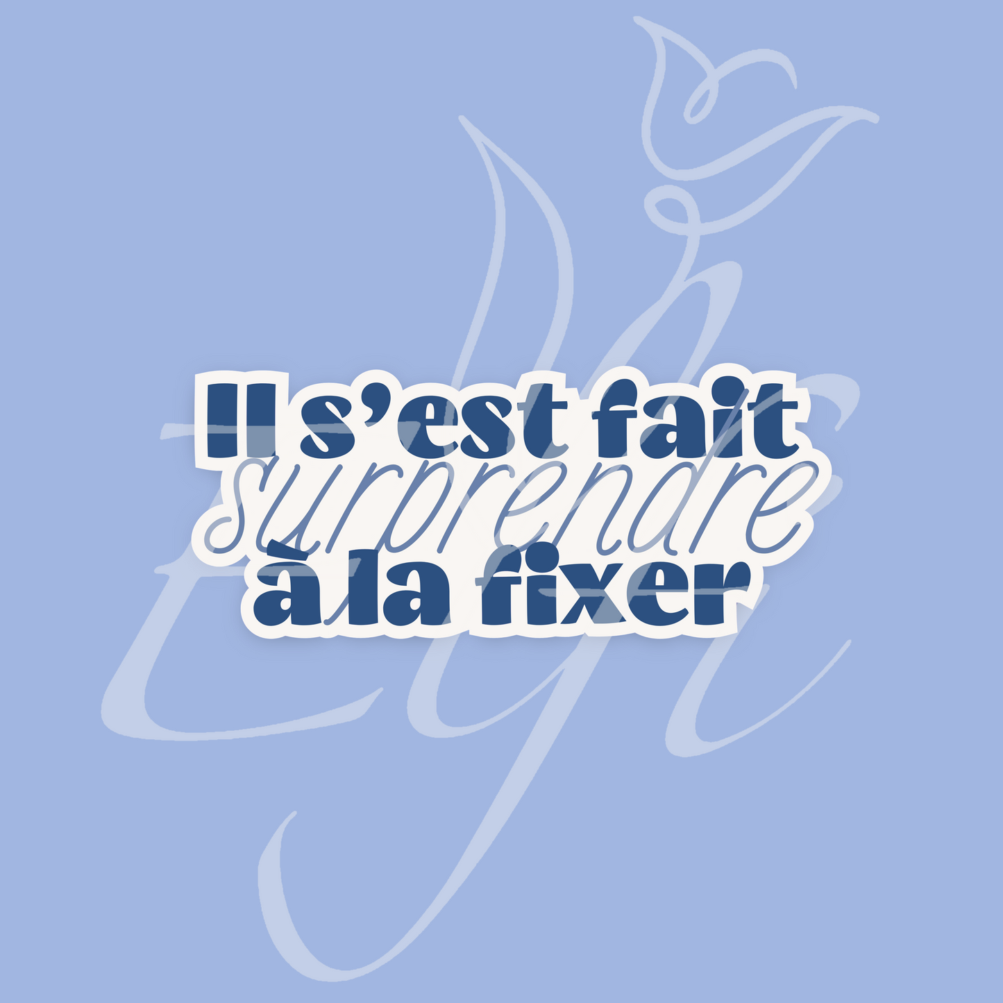 Sticker Numérique – Il s’est fait surprendre à la fixer