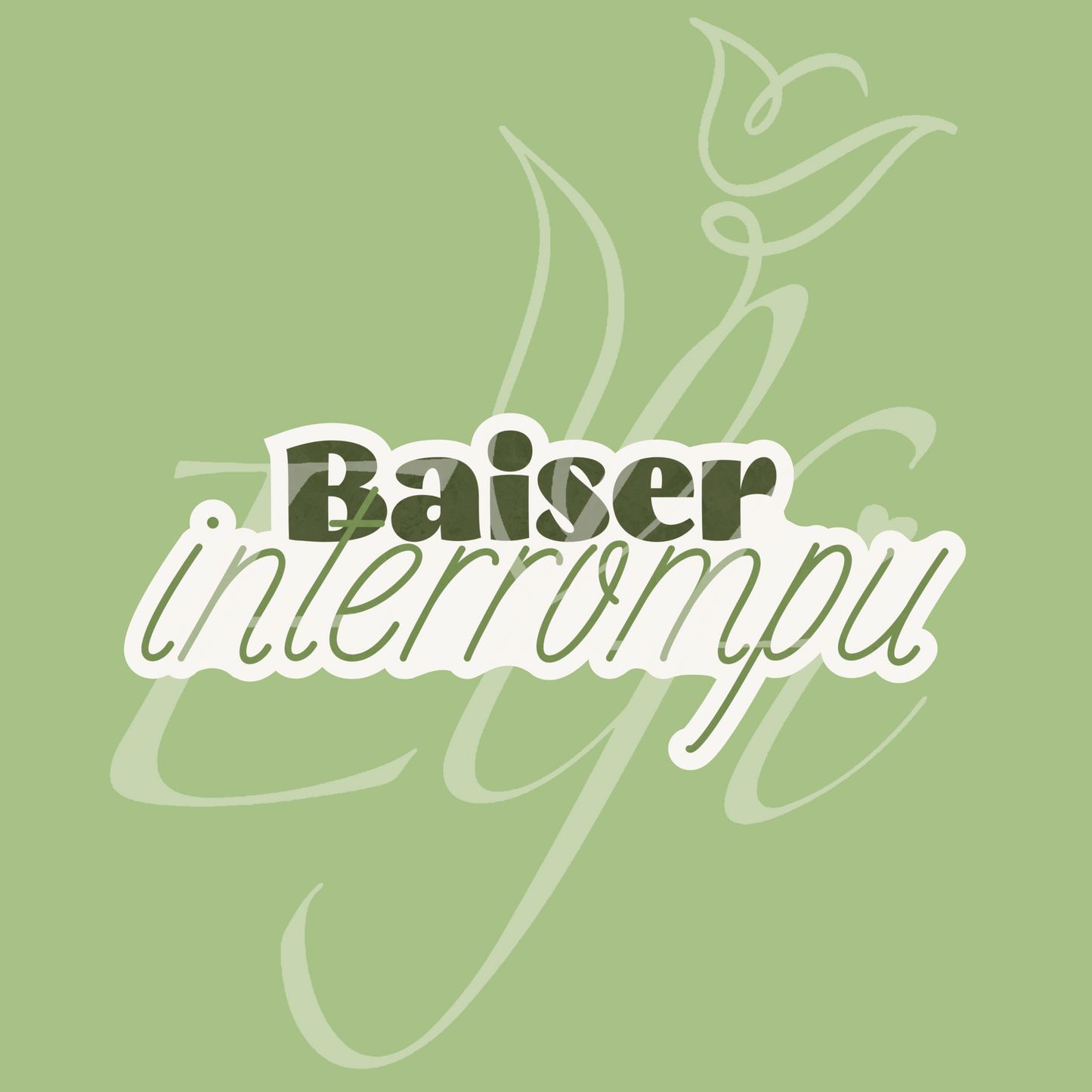 Sticker Numérique – Baiser interrompu