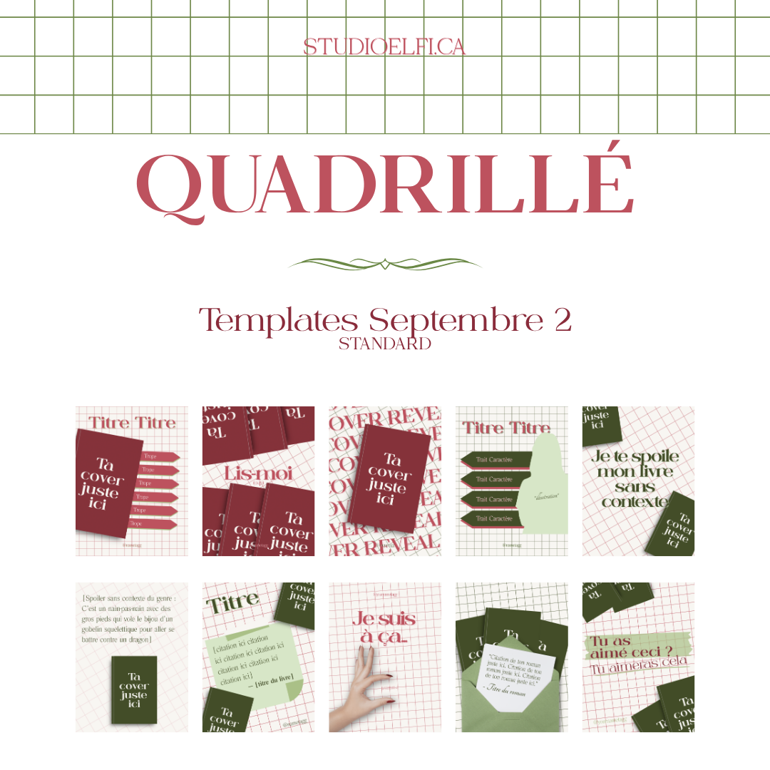 Template Hebdomadaire ‒ STANDARD ‒ Septembre 2026 ‒ 2