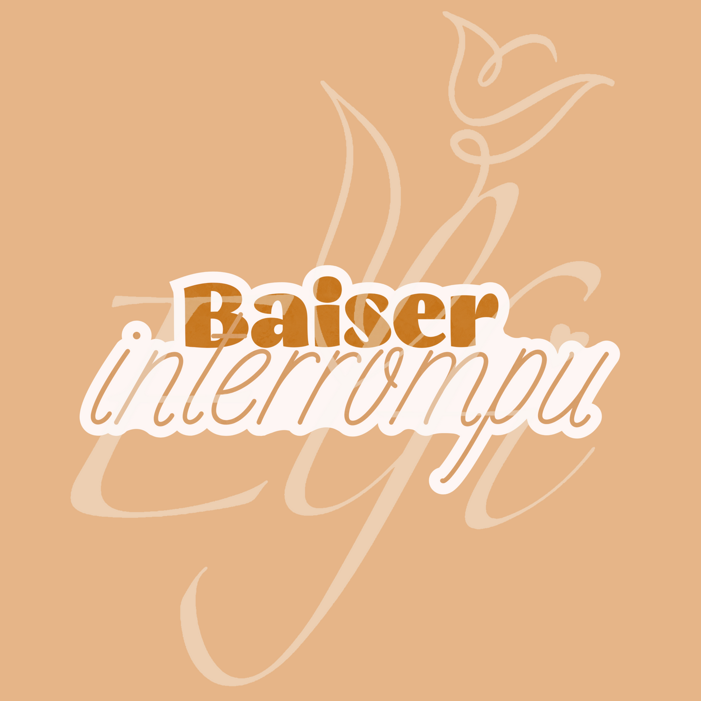 Sticker Numérique – Baiser interrompu