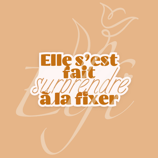 Sticker Numérique – Elle s’est fait surprendre à la fixer