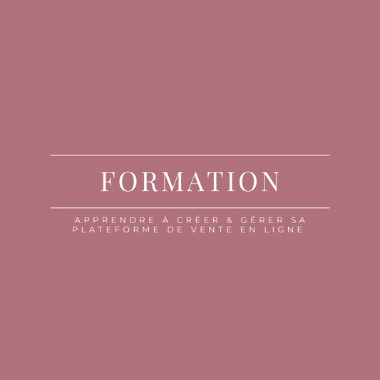 FORMATION — Créer & gérer sa plateforme Shopify